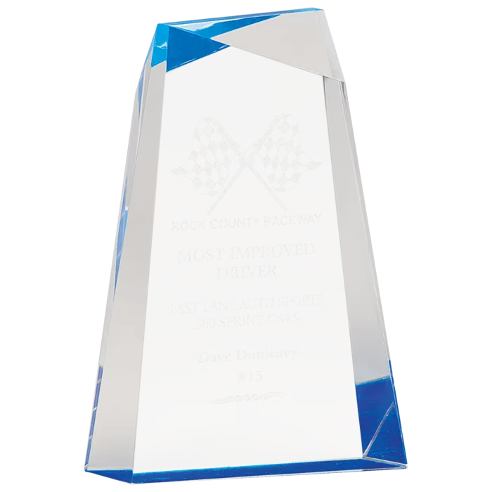 8" Facet Wedge Acrylic