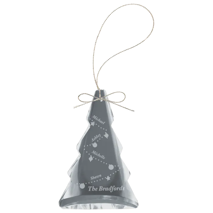 3" Crystal Tree Ornament