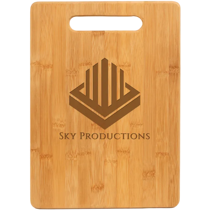 13 3/4" x 9 3/4" Bamboo Rectangle Cutting Board