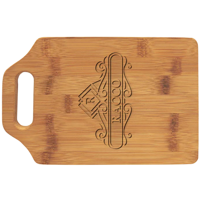 9" x 6" Bamboo Cutting Board with Handle