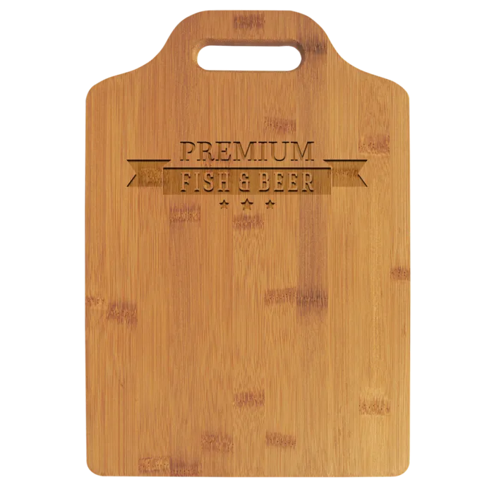 13" x 9" Bamboo Cutting Board with Handle