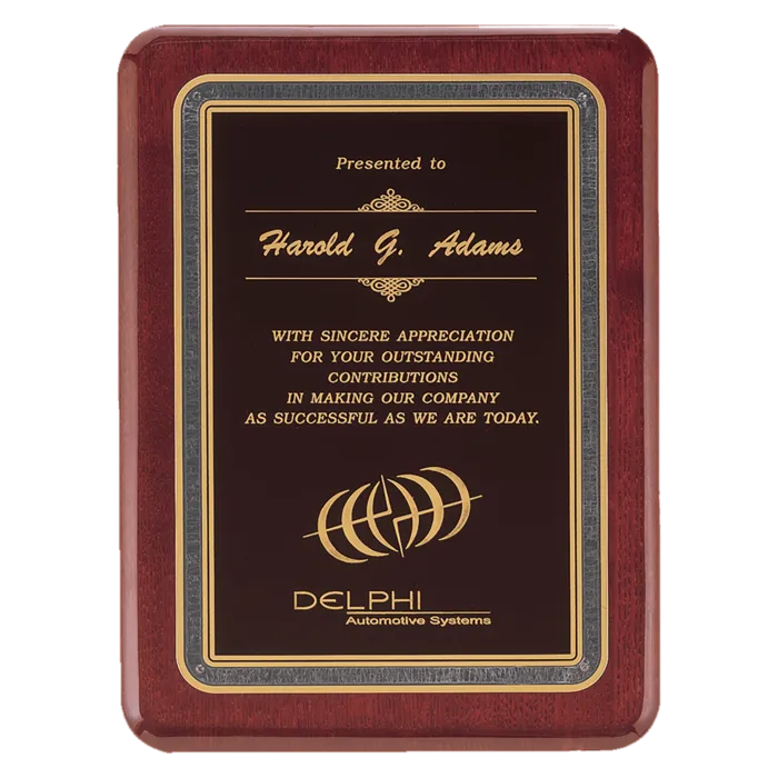 8" x 10 1/2" Florentine DesignLaserFX Plate