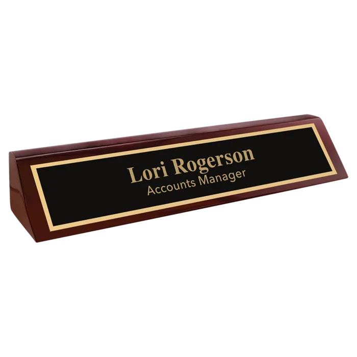 10 1/2" Piano Finish Desk Wedge