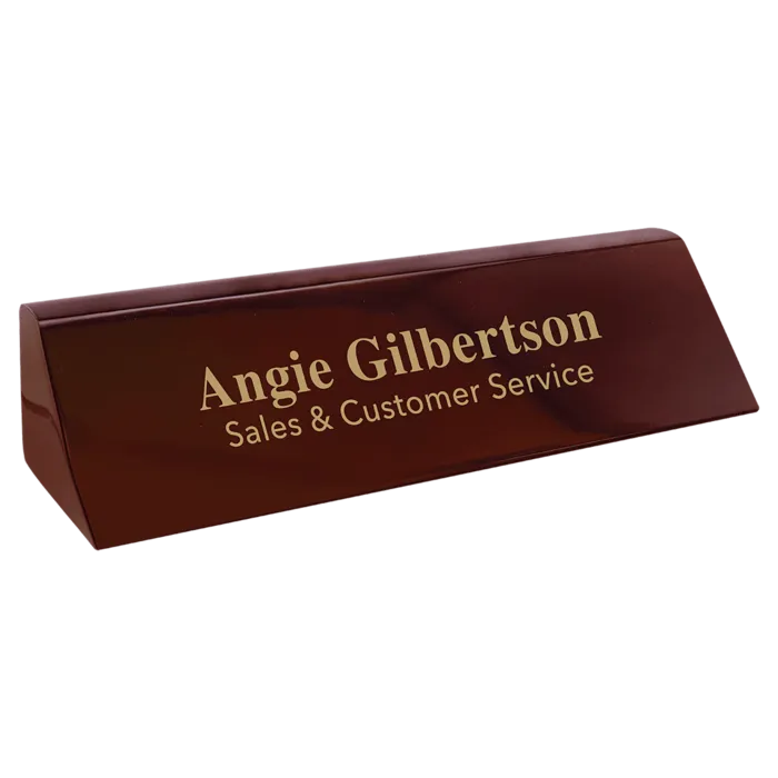 8 1/2" Piano Finish Desk Wedge