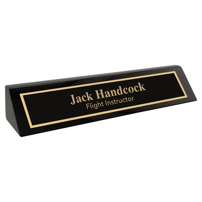 10 1/2" Piano Finish Desk Wedge
